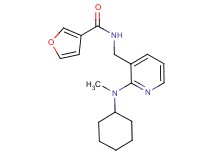 N-({2-[cyclohexyl(methyl)amino]-3-pyridinyl}methyl)-3-furamide