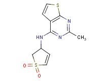 N-(1,1-dioxido-2,3-dihydro-3-thienyl)-2-methylthieno[2,3-d]pyrimidin-4-amine