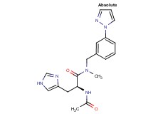 N-acetyl-N-methyl-N-[3-(1H-pyrazol-1-yl)benzyl]-L-histidinamide
