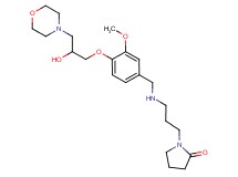 1-[3-({4-[2-hydroxy-3-(4-morpholinyl)propoxy]-3-methoxybenzyl}amino)propyl]-2-pyrrolidinone