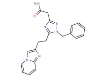 2-[1-benzyl-5-(2-imidazo[1,2-a]pyridin-2-ylethyl)-1H-1,2,4-triazol-3-yl]acetamide