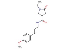 1-ethyl-N-[3-(4-methoxyphenyl)propyl]-5-oxo-3-pyrrolidinecarboxamide