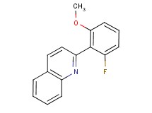 2-(2-fluoro-6-methoxyphenyl)quinoline