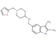 N-[(2,3-dimethyl-1H-indol-5-yl)methyl]-1-(2-furylmethyl)-4-piperidinamine