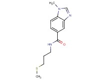 1-methyl-N-[3-(methylthio)propyl]-1H-benzimidazole-5-carboxamide