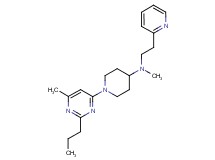 N-methyl-1-(6-methyl-2-propylpyrimidin-4-yl)-N-(2-pyridin-2-ylethyl)piperidin-4-amine