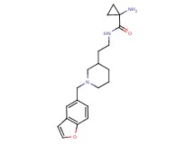 1-amino-N-{2-[1-(1-benzofuran-5-ylmethyl)-3-piperidinyl]ethyl}cyclopropanecarboxamide dihydrochloride