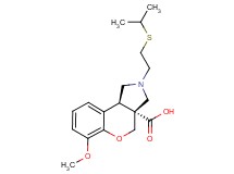 (3aR*,9bR*)-2-[2-(isopropylthio)ethyl]-6-methoxy-1,2,3,9b-tetrahydrochromeno[3,4-c]pyrrole-3a(4H)-carboxylic acid
