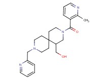 [3-[(2-methylpyridin-3-yl)carbonyl]-9-(pyridin-2-ylmethyl)-3,9-diazaspiro[5.5]undec-1-yl]methanol