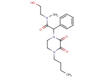 2-(4-butyl-2,3-dioxopiperazin-1-yl)-N-(2-hydroxyethyl)-N-methyl-2-phenylacetamide