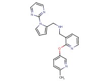 ({2-[(6-methyl-3-pyridinyl)oxy]-3-pyridinyl}methyl){[1-(2-pyrimidinyl)-1H-pyrrol-2-yl]methyl}amine