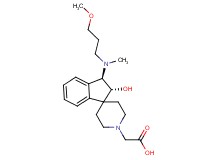 {(2R*,3R*)-2-hydroxy-3-[(3-methoxypropyl)(methyl)amino]-2,3-dihydro-1'H-spiro[indene-1,4'-piperidin]-1'-yl}acetic acid