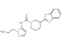 3-(1,3-benzoxazol-2-yl)-N-(1-propyl-1H-pyrazol-5-yl)piperidine-1-carboxamide