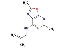 2,5-dimethyl-N-(2-methylprop-2-en-1-yl)[1,3]oxazolo[5,4-d]pyrimidin-7-amine
