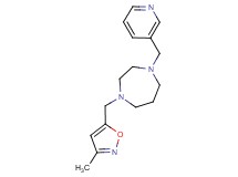 1-[(3-methylisoxazol-5-yl)methyl]-4-(pyridin-3-ylmethyl)-1,4-diazepane