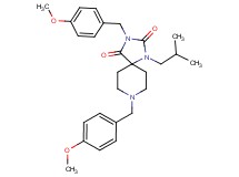 1-isobutyl-3,8-bis(4-methoxybenzyl)-1,3,8-triazaspiro[4.5]decane-2,4-dione