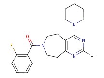 7-(2-fluorobenzoyl)-4-piperidin-1-yl-6,7,8,9-tetrahydro-5H-pyrimido[4,5-d]azepine