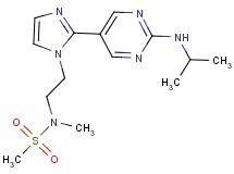 N-(2-{2-[2-(isopropylamino)pyrimidin-5-yl]-1H-imidazol-1-yl}ethyl)-N-methylmethanesulfonamide