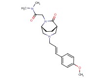 2-{(1S*,5R*)-3-[(2E)-3-(4-methoxyphenyl)-2-propen-1-yl]-7-oxo-3,6-diazabicyclo[3.2.2]non-6-yl}-N,N-dimethylacetamide