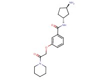 N-[rel-(1R,3R)-3-aminocyclopentyl]-3-[2-oxo-2-(1-piperidinyl)ethoxy]benzamide hydrochloride