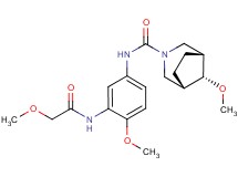 (8-syn)-8-methoxy-N-{4-methoxy-3-[(methoxyacetyl)amino]phenyl}-3-azabicyclo[3.2.1]octane-3-carboxamide