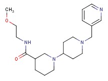 N-(2-methoxyethyl)-1'-(pyridin-3-ylmethyl)-1,4'-bipiperidine-3-carboxamide