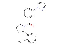 1-(3-{[2-(2-methylphenyl)pyrrolidin-1-yl]carbonyl}phenyl)-1H-pyrazole
