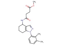methyl 4-{[1-(2,3-dimethylphenyl)-4,5,6,7-tetrahydro-1H-indazol-4-yl]amino}-4-oxobutanoate