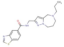 N-[(5-propyl-5,6,7,8-tetrahydro-4H-pyrazolo[1,5-a][1,4]diazepin-2-yl)methyl]-1,3-benzothiazole-5-carboxamide