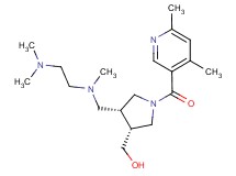{(3R*,4R*)-4-{[[2-(dimethylamino)ethyl](methyl)amino]methyl}-1-[(4,6-dimethylpyridin-3-yl)carbonyl]pyrrolidin-3-yl}methanol