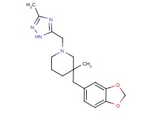 3-(1,3-benzodioxol-5-ylmethyl)-3-methyl-1-[(3-methyl-1H-1,2,4-triazol-5-yl)methyl]piperidine