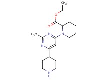 ethyl 1-(2-methyl-6-piperidin-4-ylpyrimidin-4-yl)piperidine-2-carboxylate