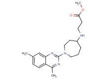 methyl N-[1-(4,7-dimethyl-2-quinazolinyl)-4-azepanyl]-beta-alaninate