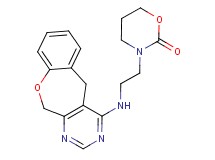 3-[2-(5,11-dihydro[1]benzoxepino[3,4-d]pyrimidin-4-ylamino)ethyl]-1,3-oxazinan-2-one