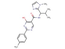 4-hydroxy-N-[2-methyl-1-(1-methyl-1H-imidazol-2-yl)propyl]-2-(4-methylphenyl)pyrimidine-5-carboxamide
