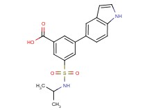 3-(1H-indol-5-yl)-5-[(isopropylamino)sulfonyl]benzoic acid