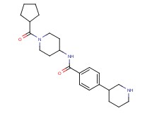 N-[1-(cyclopentylcarbonyl)piperidin-4-yl]-4-piperidin-3-ylbenzamide