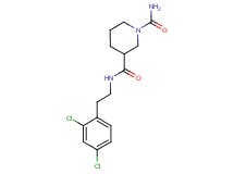 N~3~-[2-(2,4-dichlorophenyl)ethyl]-1,3-piperidinedicarboxamide