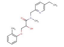 N-[(5-ethylpyridin-2-yl)methyl]-2-hydroxy-N-methyl-3-(2-methylphenoxy)propanamide