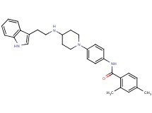 N-[4-(4-{[2-(1H-indol-3-yl)ethyl]amino}-1-piperidinyl)phenyl]-2,4-dimethylbenzamide