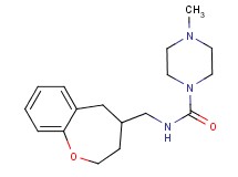 4-methyl-N-(2,3,4,5-tetrahydro-1-benzoxepin-4-ylmethyl)piperazine-1-carboxamide