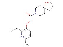 8-{[(2-ethyl-6-methyl-3-pyridinyl)oxy]acetyl}-1-oxa-8-azaspiro[4.5]decane