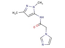 N-(1,3-dimethyl-1H-pyrazol-5-yl)-2-(1H-imidazol-1-yl)acetamide
