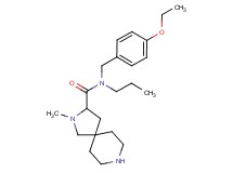 N-(4-ethoxybenzyl)-2-methyl-N-propyl-2,8-diazaspiro[4.5]decane-3-carboxamide dihydrochloride