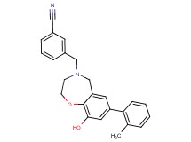 3-{[9-hydroxy-7-(2-methylphenyl)-2,3-dihydro-1,4-benzoxazepin-4(5H)-yl]methyl}benzonitrile