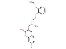 3-{[[2-(2-allylphenoxy)ethyl](methyl)amino]methyl}-7-fluoro-2-quinolinol