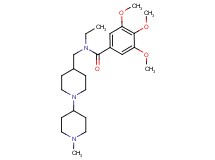 N-ethyl-3,4,5-trimethoxy-N-[(1'-methyl-1,4'-bipiperidin-4-yl)methyl]benzamide