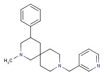 2-methyl-4-phenyl-9-(pyridin-3-ylmethyl)-2,9-diazaspiro[5.5]undecane