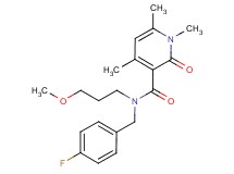 N-(4-fluorobenzyl)-N-(3-methoxypropyl)-1,4,6-trimethyl-2-oxo-1,2-dihydropyridine-3-carboxamide
