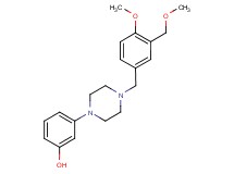 3-{4-[4-methoxy-3-(methoxymethyl)benzyl]piperazin-1-yl}phenol